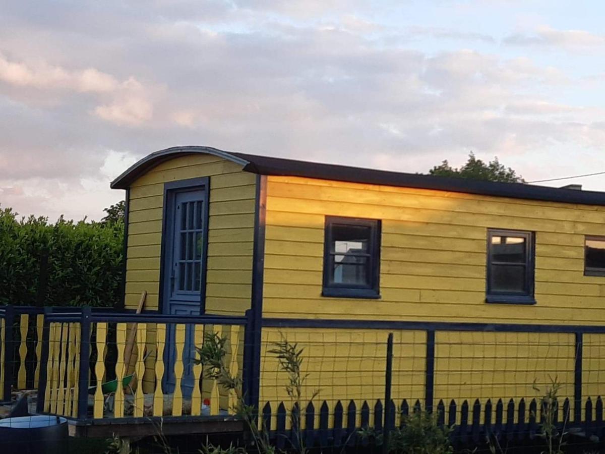 Villa Roulotte et Jacuzzi au Domaine du Reuze à Winnezeele Extérieur photo